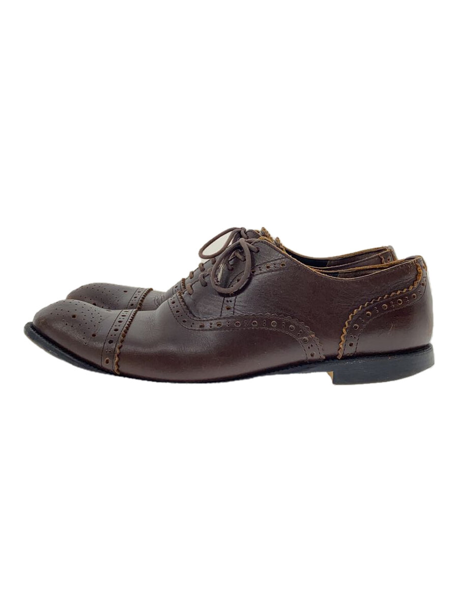 【中古】COMME des GARCONS HOMME PLUS◆ドレスシューズ/27cm/BRW/レザー【シューズ】