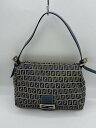 【中古】FENDI◆ショルダーバッグ/キャンバス/NVY/総柄/26325【バッグ】(4)