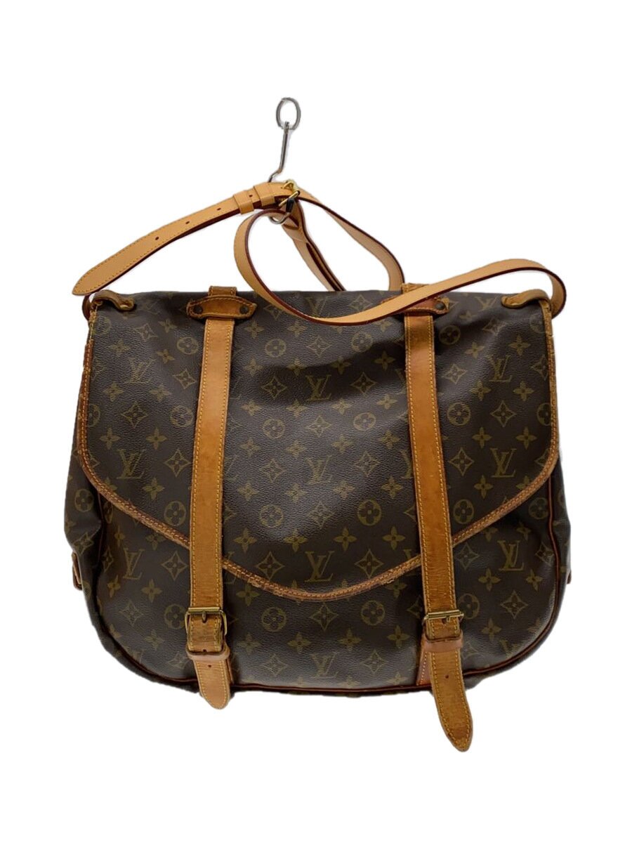 【ブランド】LOUIS VUITTON 【ブランドカナ】ルイヴィトン 【型番】M42252 【程度】D 【サイズ】 【メインカラー】ブラウン 【素材・生地】PVC（ビニール） 【キーワード】　　 2025/10/10 セカンドストリート八王子松木店【3774】【中古】LOUIS VUITTON◆ソミュール43_モノグラム・キャンバス_BRW/PVC/BRW【バッグ】 ブランド LOUIS VUITTON 型番 M42252 カラー ブラウン 柄 素材・生地 PVC（ビニール）>色・素材について サイズ >サイズ表示について 実寸（cm） 【バッグ】 マチ：11 / 高さ：37 / 幅：41 / 持ち手：/ 【その他】 その他サイズ：/ 商品は　セカンドストリート八王子松木店の店頭にて販売しております。商品に関するお問合わせは、お電話(TEL:042-679-8816)にて、問合わせ番号：2343022996073をお伝えください。 配送方法やお支払い方法に関するお問い合わせは、サポートセンターまでご連絡をお願いします。 ※お電話の対応は営業時間内のみとなります。お問い合わせフォームでお問い合わせの際はご注文番号をご記入下さい この商品に関する出品店舗からのコメント 擦れ、変色、割れ等ダメージが強い商品で御座います。全体的に使用感が御座いますが、その分お買い求めやすくなっております。リユース商品になりますので、ご了承の上、ご検討下さいませ。