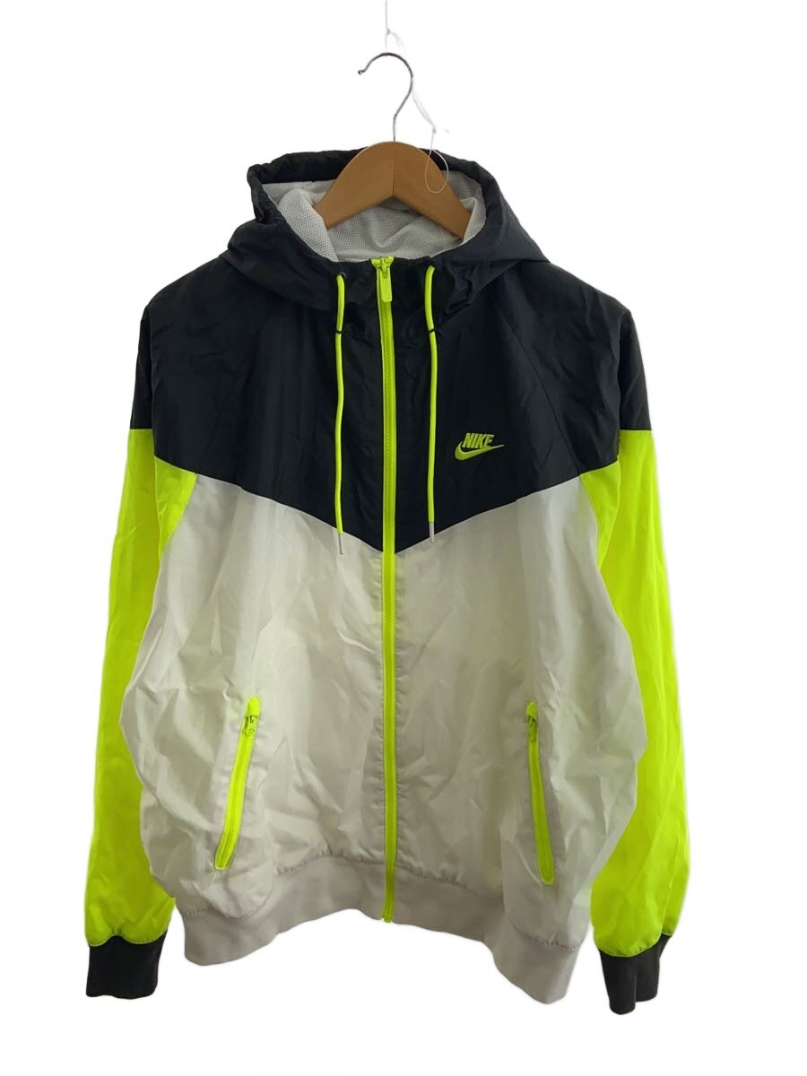 NIKE◆HE WIND RUNNER HOODY JACKET/M/ナイロン/YLW/無地/AR2191-103//
