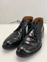 【中古】Jalan Sriwijaya◆チャッカブーツ/US8.5/BLK/レザー/98440【シューズ】 2