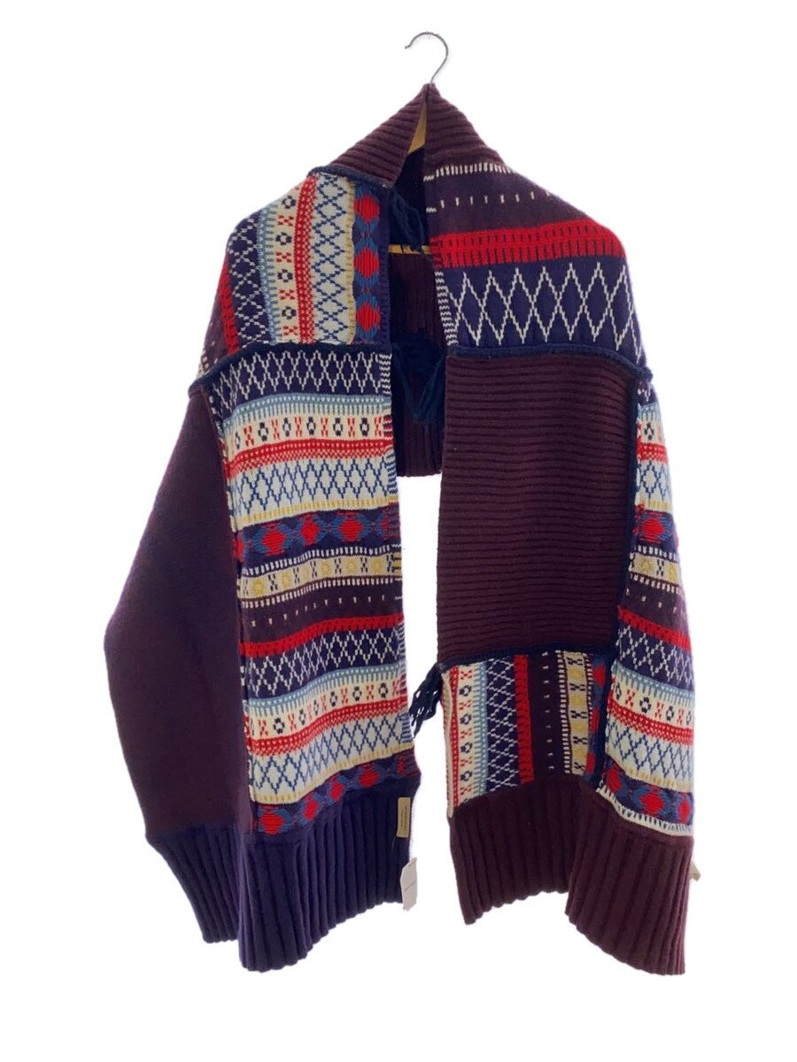 【中古】BURBERRY◆フリンジマフラー/マフラー/ウール/マルチカラー/レディース//【服飾雑貨他】