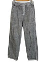 【中古】ZARA◆ボトム/30/デニム/GRY/無地【メンズウェア】
