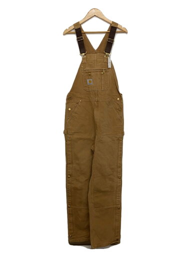 【中古】Carhartt◆Zip To Thigh Bib Overalls/ダブルニー/34/コットン/CML/R37-BRN【メンズウェア】 【中古】Carhartt◆Zip To Thigh Bib Overalls/ダブルニー/34/コットン/CML/R37-BRN【メンズウェア】