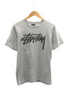 STUSSY◆Tシャツ/S/コットン/GRY