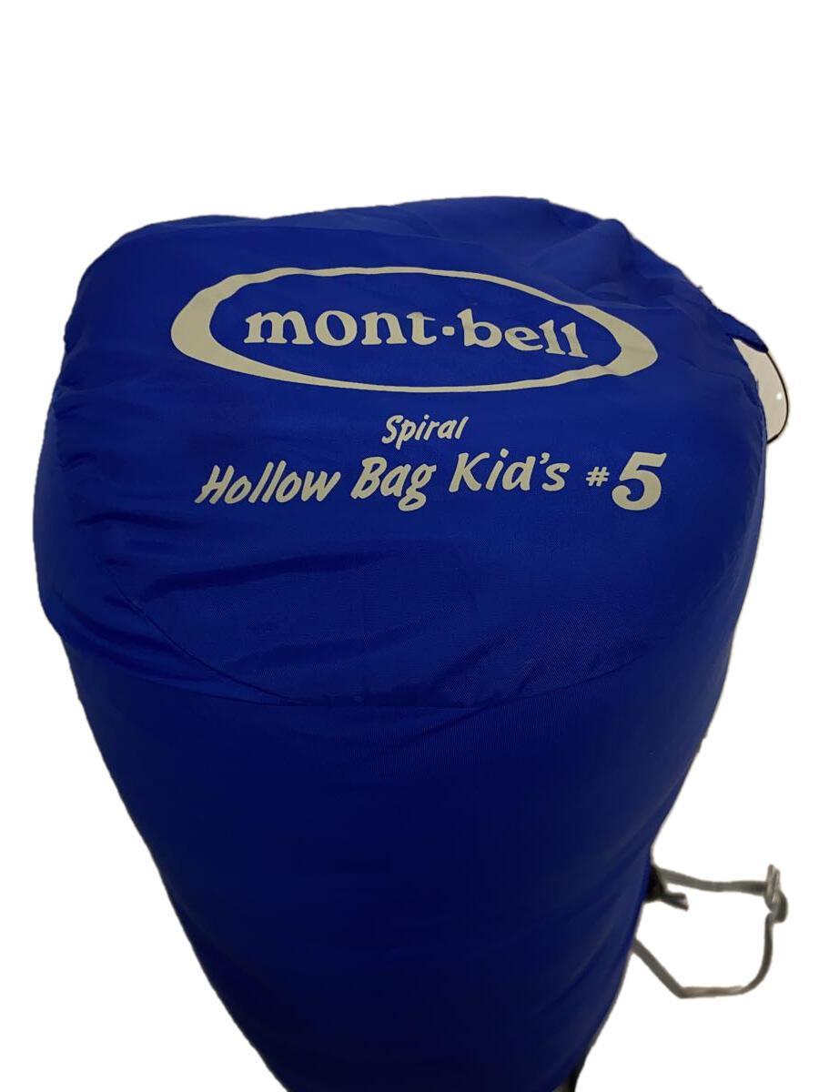 【中古】mont-bell◆シュラフ スパイラル ホロウバッグ 5 Kid’s 1121155 ブルーリッジ /BLU/ブルー【スポーツ】