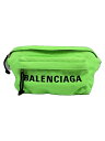 【中古】BALENCIAGA◆バレンシアガ/ウエストバッグ/グリーン【バッグ】