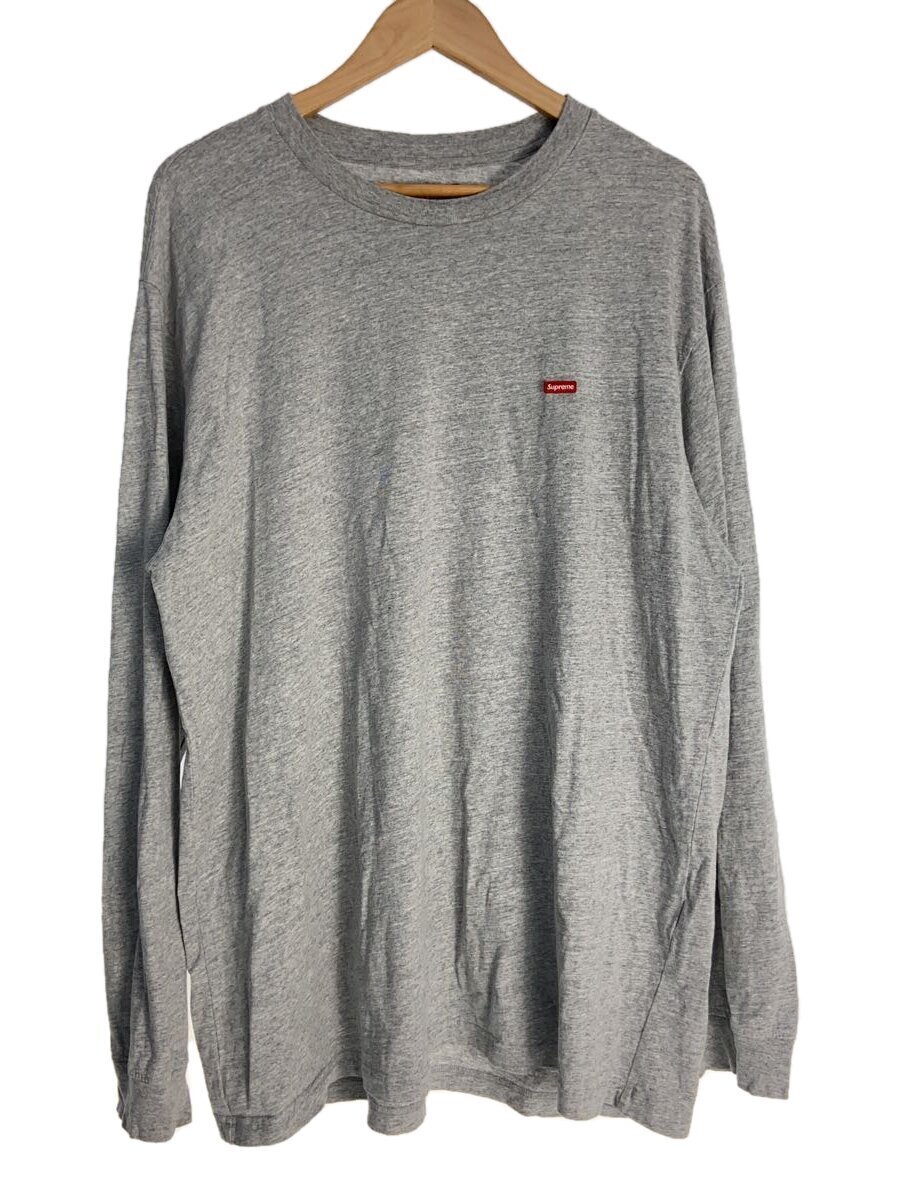 Supreme◆24SS/Supreme Small Box L/S Tee/長袖Tシャツ/XL/コットン/GRY//