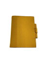 【中古】HERMES◆手帳カバー/YLW/無地/レディース【服飾雑貨他】