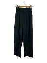 【中古】FRAY I.D◆24SS/コクーンワイドパンツ/0/ポリエステル/BLK/FWFP242044【レディースウェア】