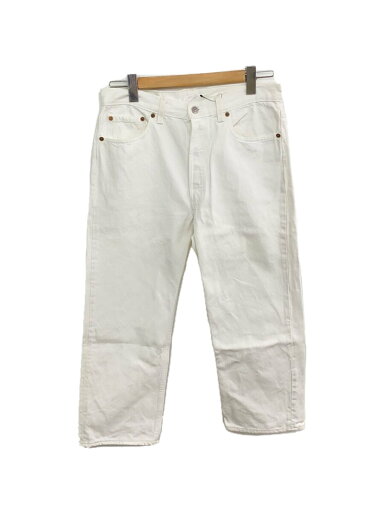 【中古】Levi’s◆90s/501/USA製/ボタン裏501/裾上げ/ボトム/34/デニム/WHT【メンズウェア】 【中古】Levi’s◆90s/501/USA製/ボタン裏501/裾上げ/ボトム/34/デニム/WHT【メンズウェア】