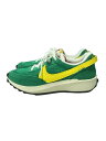 【中古】NIKE◆ワッフルデビュー/ローカットスニーカー/22.5cm/グリーン/DX2931-300【シューズ】