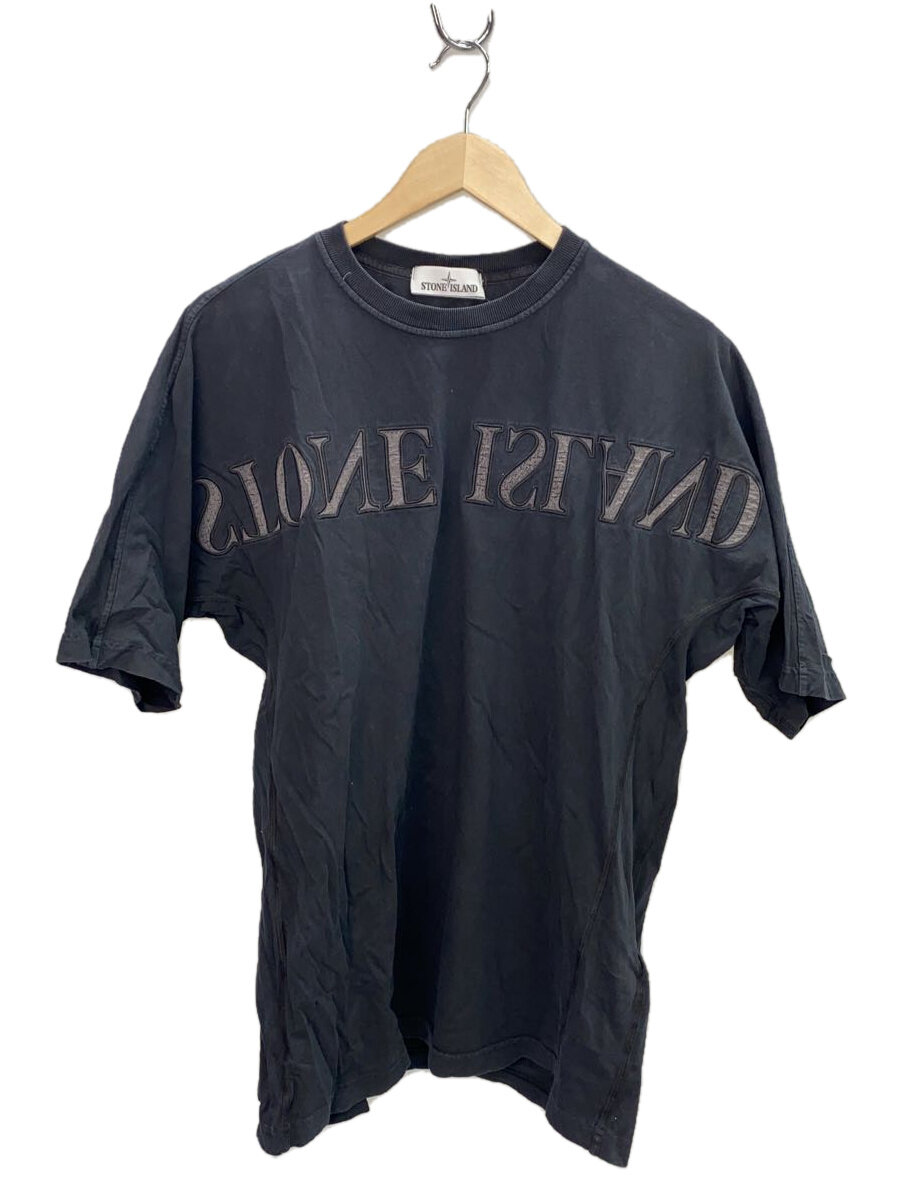 【中古】STONE ISLAND◆Tシャツ/M/コットン/BLK/701521856【メンズウェア】