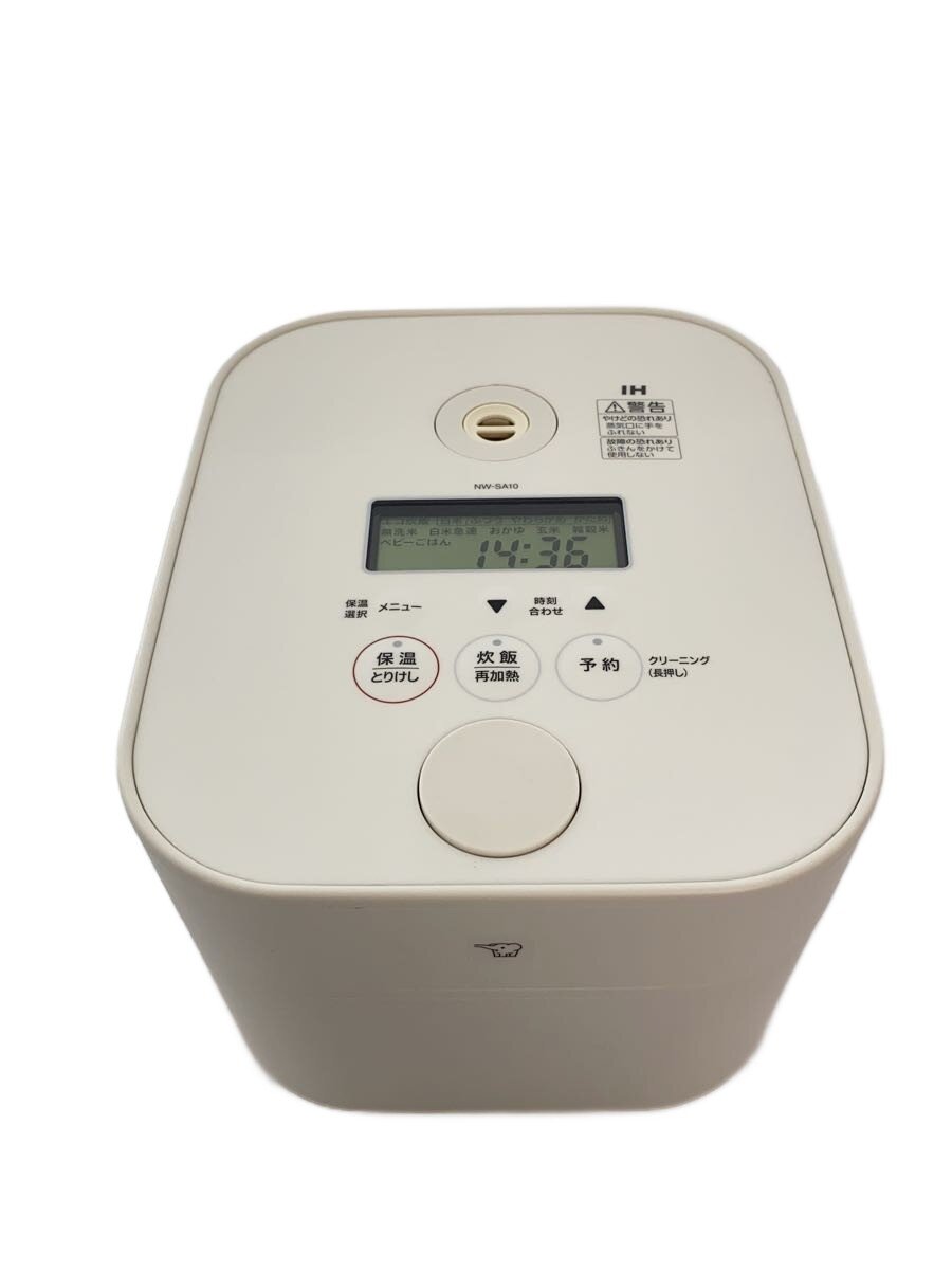 【中古】ZOJIRUSHI◆炊飯器 STAN. NW-SA10-WA [ホワイト]【家電・ビジュアル・オーディオ】