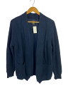 【中古】BATONER◆19SS/Buttonless Cardigan/1/コットン/NVY/BN-19SM-004【メンズウェア】