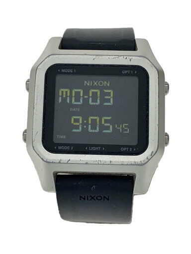 【中古】NIXON◆腕時計/デジタル/ラバー/BLK/BLK【服飾雑貨他】 【中古】NIXON◆腕時計/デジタル/ラバー/BLK/BLK【服飾雑貨他】