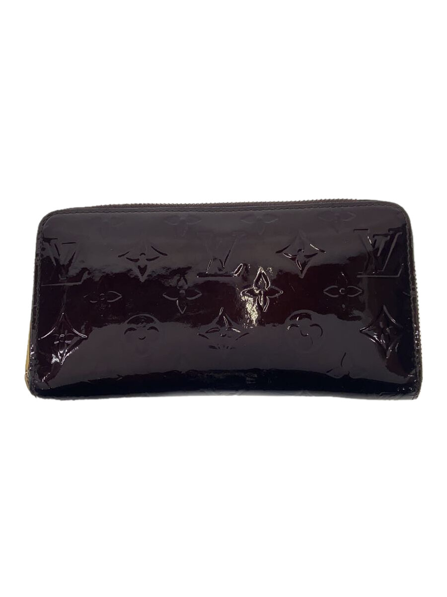 【中古】LOUIS VUITTON◆ジッピー・ウォレット_モノグラム・ヴェルニ_BRD/エナメル/BRD/総柄/レディース/多少ベタ付【服飾雑貨他】