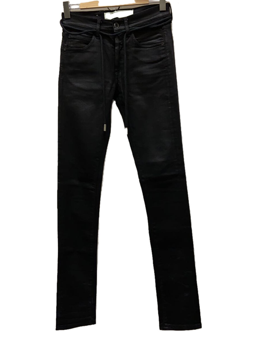 【中古】OFF-WHITE◆スキニーパンツ/29/コットン/BLK/無地【メンズウェア】