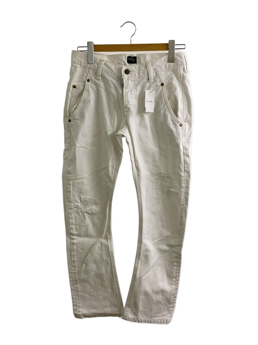 【中古】Lee RIDERS◆ブーツカットパンツ/S/コットン/WHT/95719【メンズウェア】