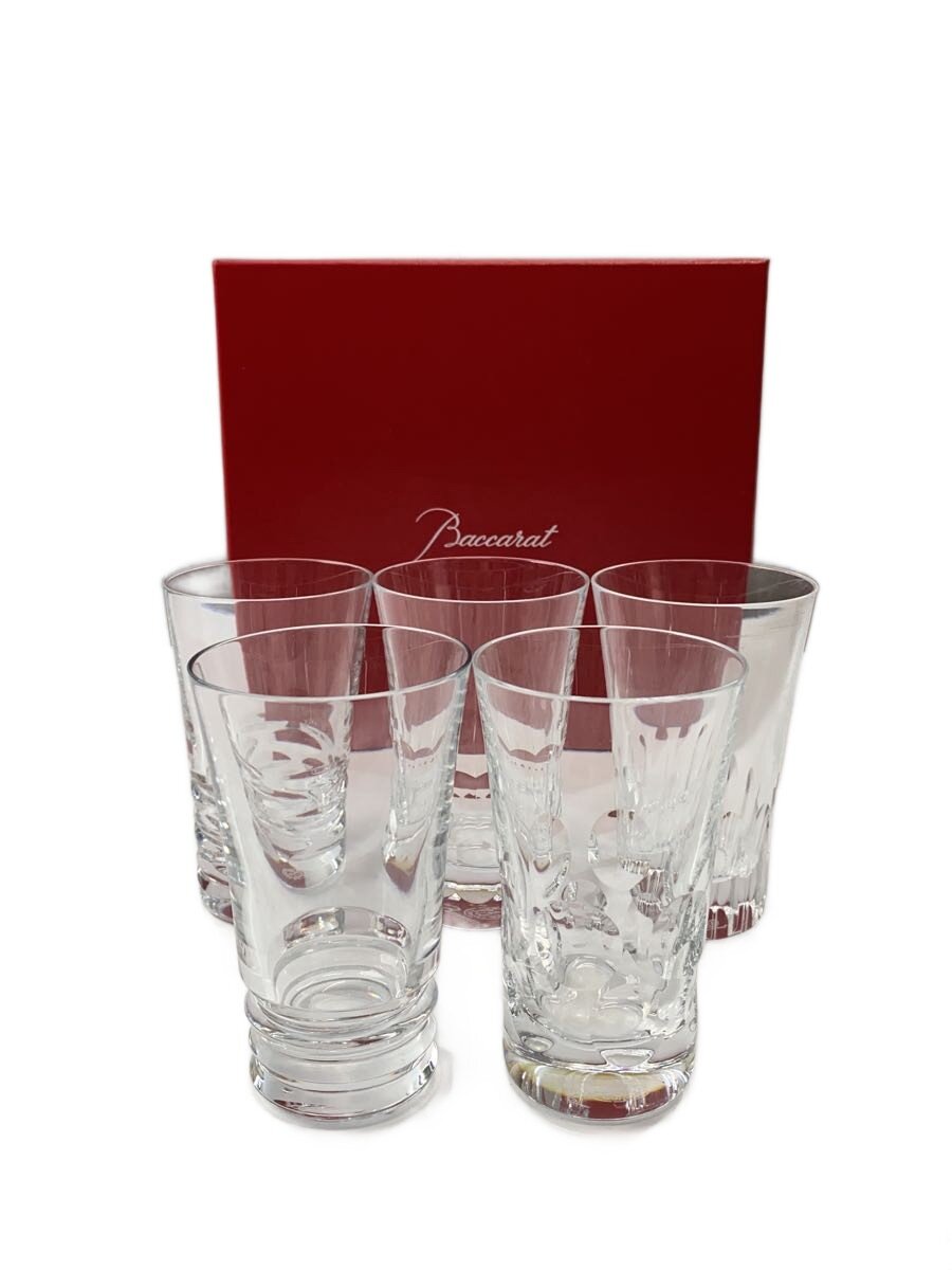 【ブランド】Baccarat 【ブランドカナ】バカラ 【型番】 【程度】A 【サイズ】 【メインカラー】クリア 【素材・生地】 【キーワード】　　　/ 2026/06/24 セカンドストリート天童店【3537】【中古】Baccarat◆グラス/5点セット/CLR ブランド Baccarat 型番 カラー クリア 柄 素材・生地 >色・素材について サイズ >サイズ表示について 実寸（cm） 【グラス】 幅：7 / 高さ：11 / 奥行：7 【その他】 その他サイズ：/ 商品は　セカンドストリート天童店の店頭にて販売しております。商品に関するお問合わせは、お電話(TEL:023-652-0703)にて、問合わせ番号：2335376996250をお伝えください。 配送方法やお支払い方法に関するお問い合わせは、サポートセンターまでご連絡をお願いします。 ※お電話の対応は営業時間内のみとなります。お問い合わせフォームでお問い合わせの際はご注文番号をご記入下さい