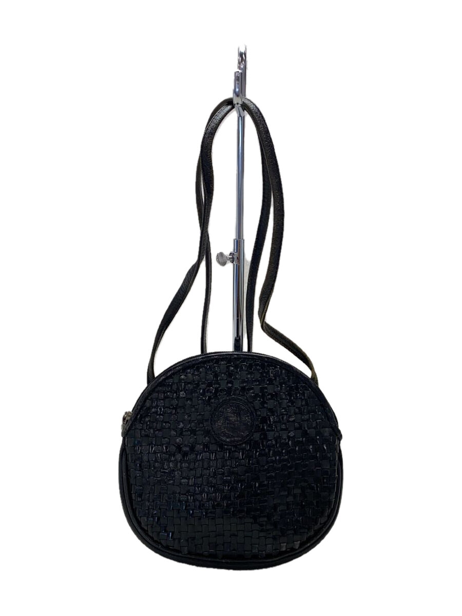 【中古】FENDI◆FENDI フェンディ ショルダーバッグ/レザー/BLK//【バッグ】