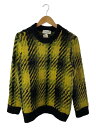 【中古】COACH◆ニット・セーター(厚手)/S/ウール/YLW/CF041【メンズウェア】
