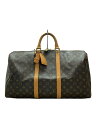 【中古】LOUIS VUITTON◆キーポル50_モノグラム・キャンバス_BRW/PVC/BRW【バッグ】
