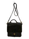 【中古】COACH◆オールドコーチ_グローブレザーショルダーバッグ/牛革/使用感有/黒/0559-309【バッグ】(4)