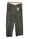 【中古】SUNSEA◆ワイドトラウザーズ/2/ウール/GRY/20A43【メンズウェア】(4)
