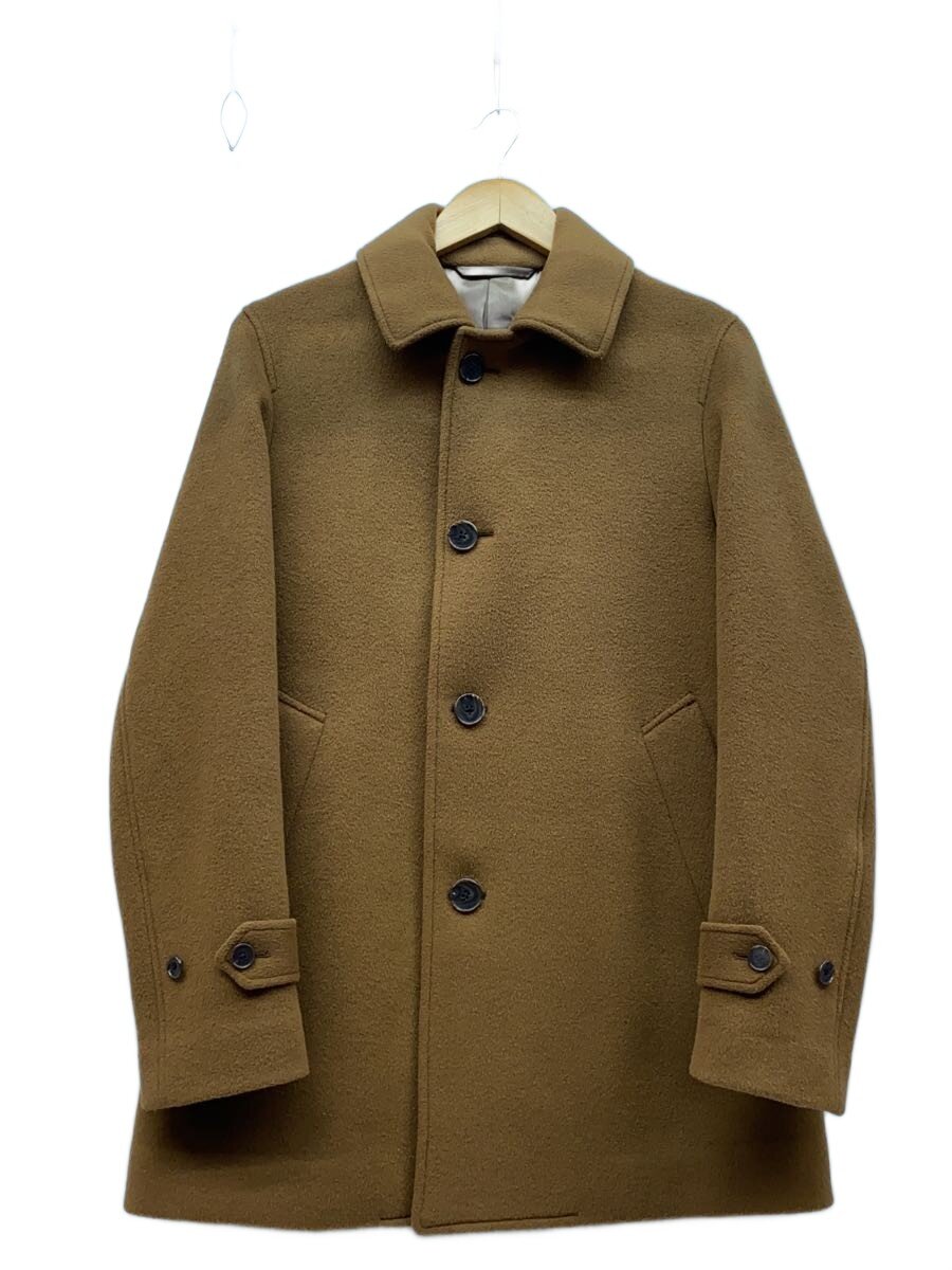 【中古】SHIPS◆ダブルフェイスショートカーコート/S/ウール/BRW/114-16-0045【メンズウェア】