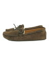 【中古】MINNETONKA◆デッキシューズ/US7.5/BRW【シューズ】