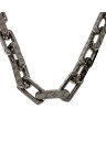 【中古】LOUIS VUITTON◆コリエ・チェーンモノグラム_SLV/--/SLV/メンズ【服飾雑貨他】