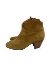【中古】ISABEL MARANT◆ブーティ/37/CML/スウェード【シューズ】