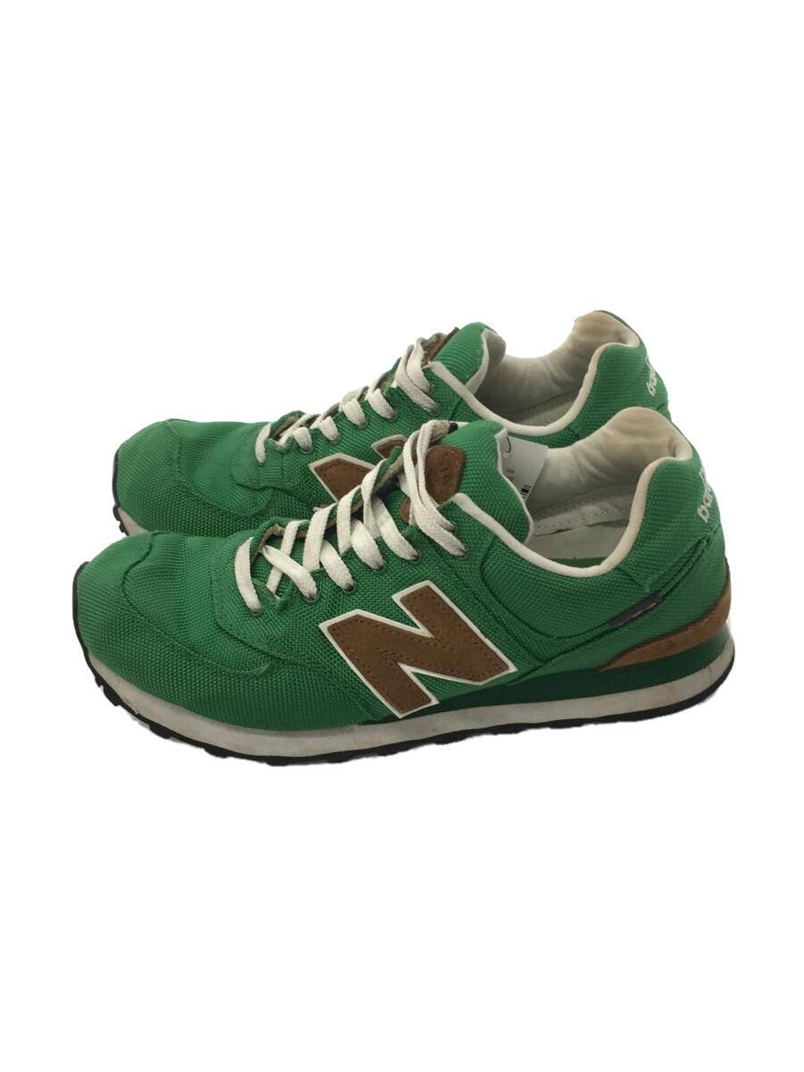 【中古】NEW BALANCE◆ローカットスニーカー/26cm/GRN/ML574BPG/ニューバランス/グリーン【シューズ】