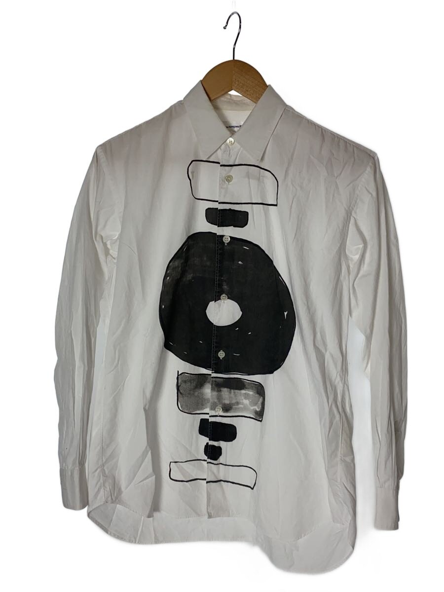 【ブランド】COMME des GARCONS SHIRT 【ブランドカナ】コムデギャルソンシャツ 【型番】 【程度】C 【サイズ】S 【メインカラー】ホワイト 【素材・生地】コットン 【キーワード】　　 2026/04/10 セカンドストリート木更津店【2082】【中古】COMME des GARCONS SHIRT◆長袖シャツ/S/コットン ブランド COMME des GARCONS SHIRT 型番 カラー ホワイト 柄 素材・生地 コットン>色・素材について サイズ S>サイズ表示について 実寸（cm） 【シャツ】 肩幅：45 / 身幅：50.5 / 着丈：72.5 / 袖丈：54 / ゆき：/ 【その他】 その他サイズ：/ 商品は　セカンドストリート木更津店の店頭にて販売しております。商品に関するお問合わせは、お電話(TEL:0438-20-1055)にて、問合わせ番号：2320822796348をお伝えください。 配送方法やお支払い方法に関するお問い合わせは、サポートセンターまでご連絡をお願いします。 ※お電話の対応は営業時間内のみとなります。お問い合わせフォームでお問い合わせの際はご注文番号をご記入下さい この商品に関する出品店舗からのコメント フランス製/made in France/プリント/アート/首元黄ばみ有