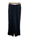 【中古】TODAYFUL◆Satin Easy Pants/ボトム/36/--/BLK/12410709/アセテート/裾破れ有【レディースウェア】