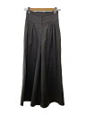 【中古】FRAY I.D◆ボトム/0/ポリエステル/GRY/無地/FWFP251071/ハイウエストピンタックパンツ【レディースウェア】