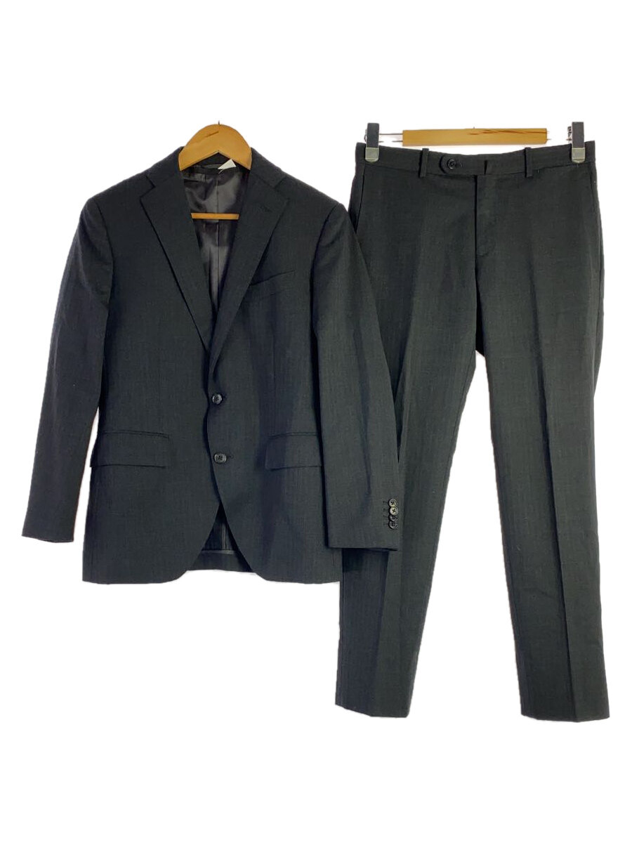 【中古】THE SUIT COMPANY◆3ピース/スーツ/--/ポリエステル/BLK/HJT134【メンズウェア】