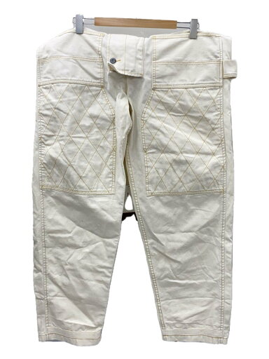 【中古】Nigel Cabourn◆オーバーオール/--/コットン/WHT/無地【メンズウェア】 【中古】Nigel Cabourn◆オーバーオール/--/コットン/WHT/無地【メンズウェア】