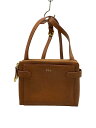 【中古】LAUREN RALPH LAUREN◆ショルダーバッグ/フェイクレザー/BRW【バッグ】(4)