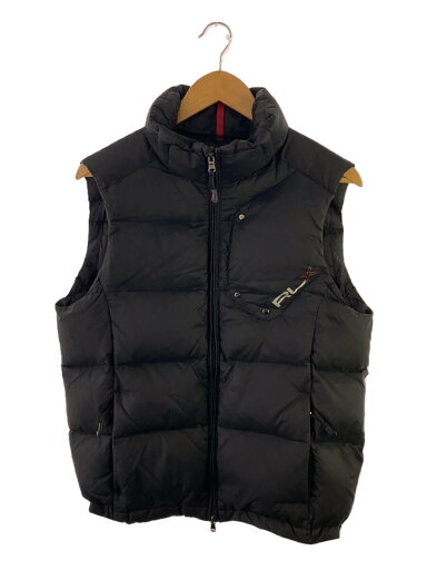【中古】RLX RALPHLAUREN◆ダウンベスト/M/ナイロン/BLK//【メンズウェア】 【中古】RLX RALPHLAUREN◆ダウンベスト/M/ナイロン/BLK//【メンズウェア】