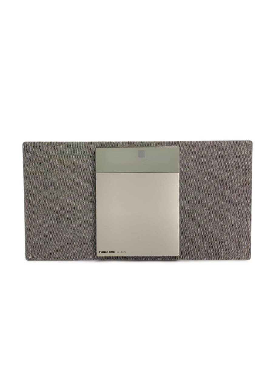 【中古】Panasonic◆ミニコンポ/SC-HC420-S/シルバー/2022年製/電源コード付き【家電・ビジュアル・オーディオ】