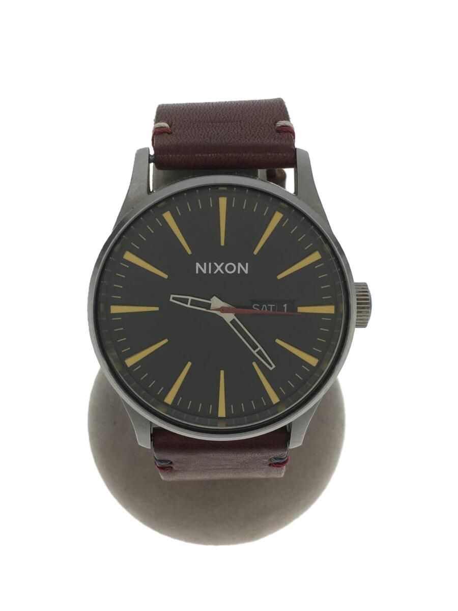 【中古】NIXON◆NEVER BE LATE/クォーツ