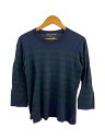 【中古】COMME des GARCONS HOMME◆ニット・セーター(薄手)/S/コットン/NVY/ボーダー/HG-N009/AD2010【メンズウェア】(4)