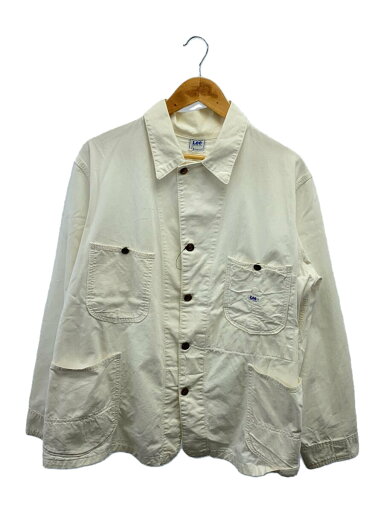【中古】Lee◆60s/カバーオール/44/コットン/WHT/無地/44-J/ユニオンチケット/スタンプ【メンズウェア】 【中古】Lee◆60s/カバーオール/44/コットン/WHT/無地/44-J/ユニオンチケット/スタンプ【メンズウェア】
