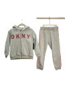 【中古】DKNY(DONNA KARAN NEW YORK)◆セットアップ/--/コットン/GRY【キッズ】