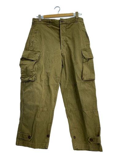 【中古】FRENCH MILITARY◆M-47/カーゴパンツ/コットン/カーキ/後期/ヘリンボーン【メンズウェア】 【中古】FRENCH MILITARY◆M-47/カーゴパンツ/コットン/カーキ/後期/ヘリンボーン【メンズウェア】