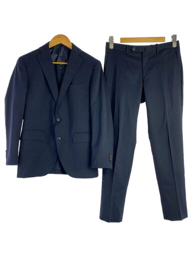 【中古】THE SUIT COMPANY◆3ピース/スーツ/--/ポリエステル/NVY/HJT134【メンズウェア】 【中古】THE SUIT COMPANY◆3ピース/スーツ/--/ポリエステル/NVY/HJT134【メンズウェア】