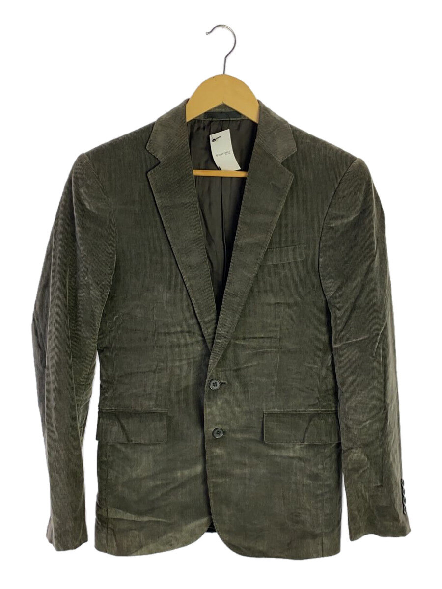 【中古】RALPH LAUREN◆2B/テーラードジャケット/36/コーデュロイ/グレー//【メンズウェア】