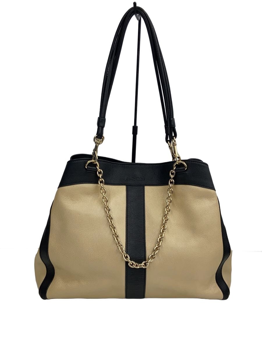 SEE BY CHLOE - 【中古】SEE BY CHLOE◆ハンドバッグ/レザー/BEG【バッグ】